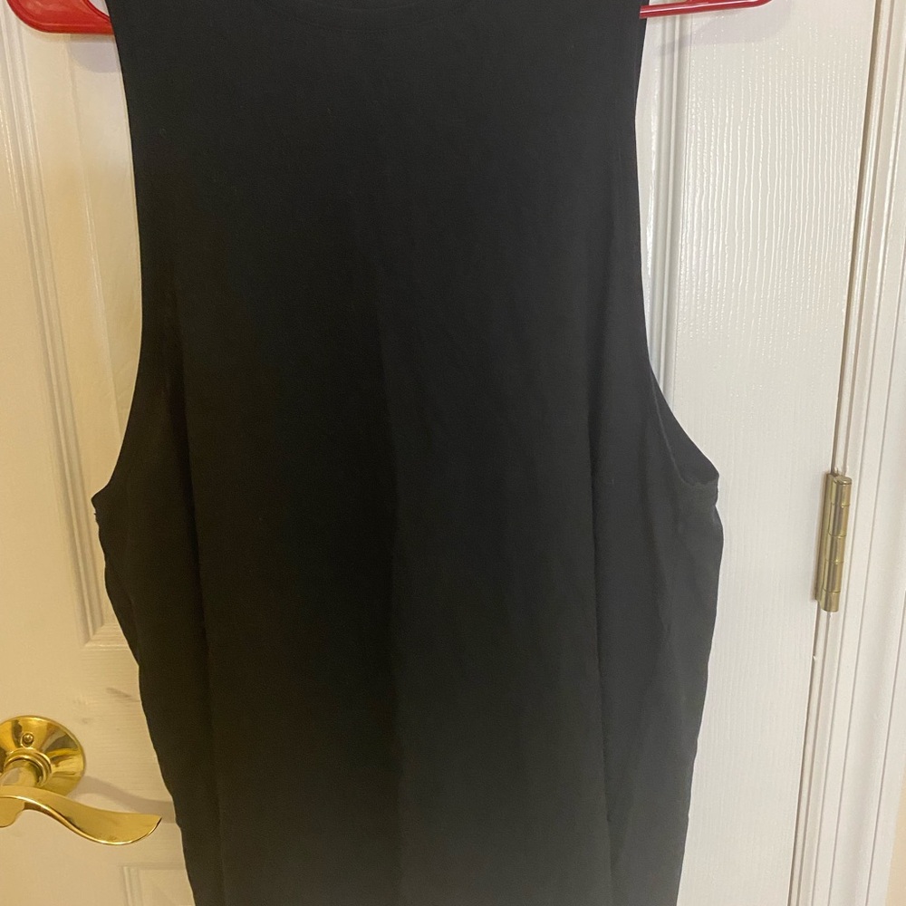 Victoria's Secret Black Sleeveless Tank Top